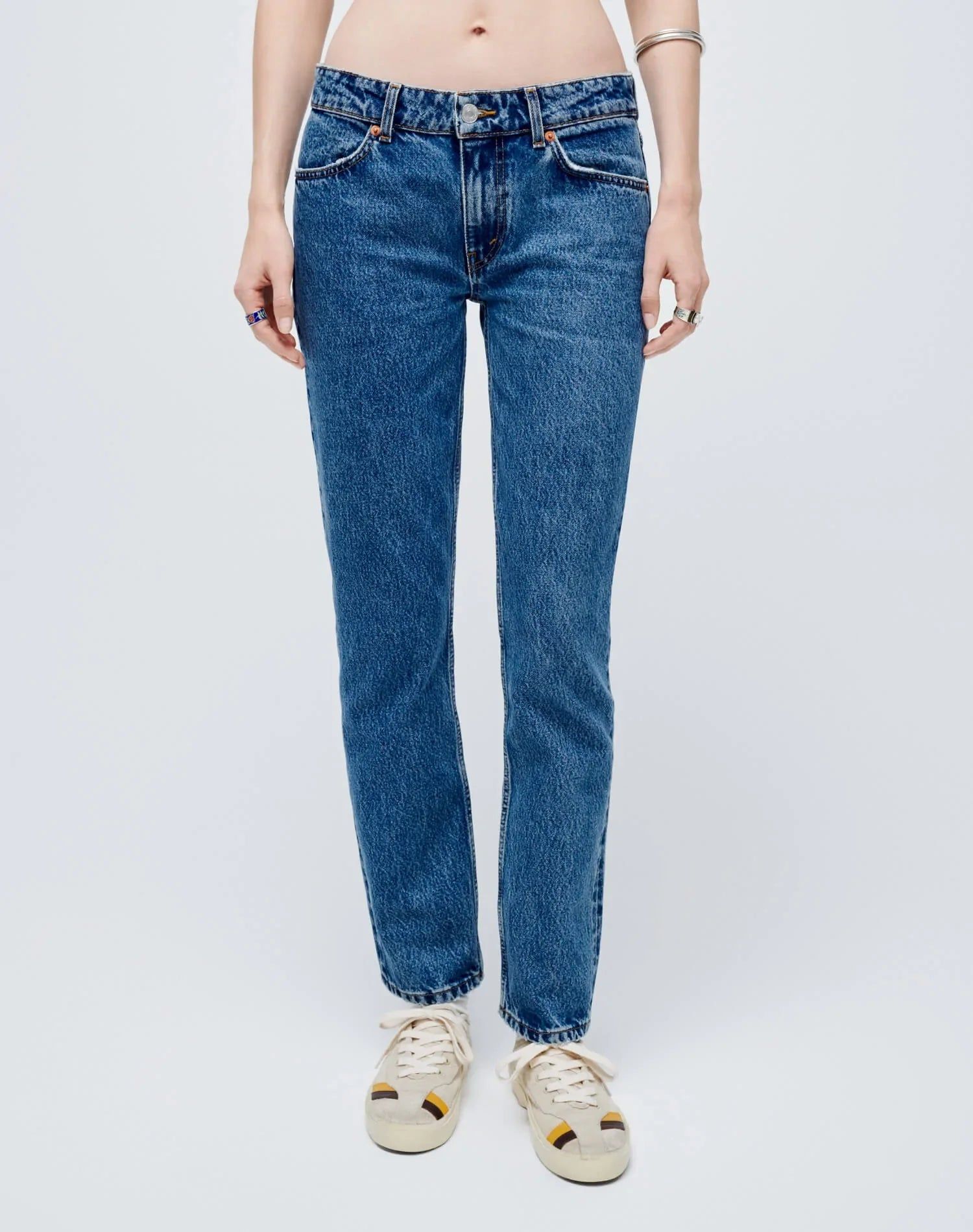 70s Low Rise Straight - Blue Mere sold by Re/Done product image thumbnail 5