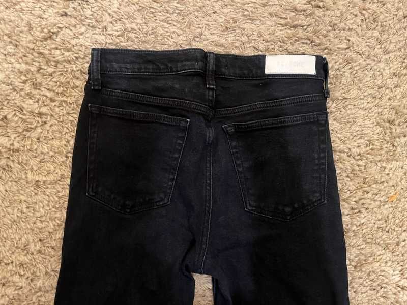 Extra Stretch Mid Rise Ankle Crop - Jet Blue Black sold by Re/Done product image thumbnail 4