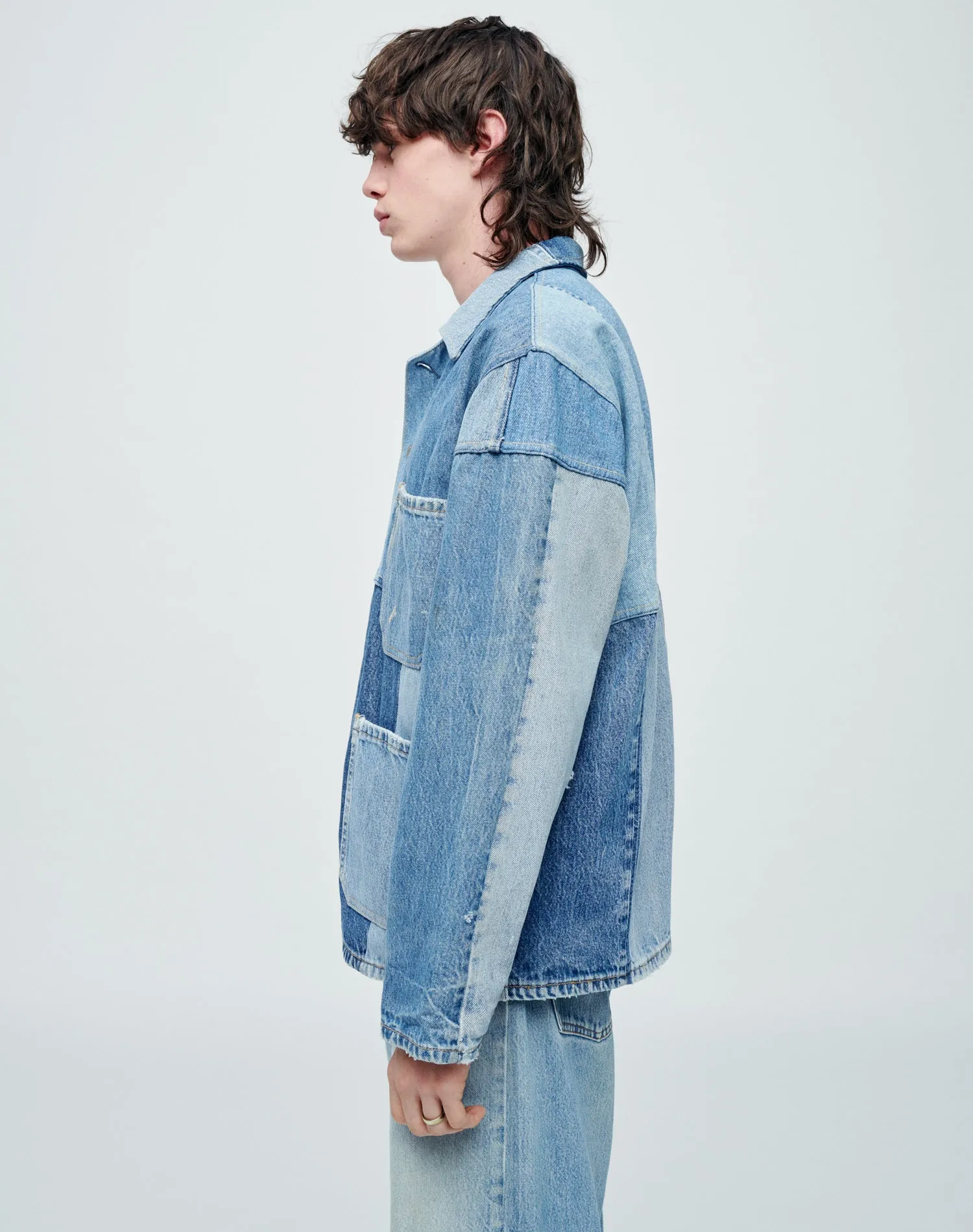 Levi's Men's Quilted Barn Jacket - Assorted Indigo sold by Re/Done product image thumbnail 4