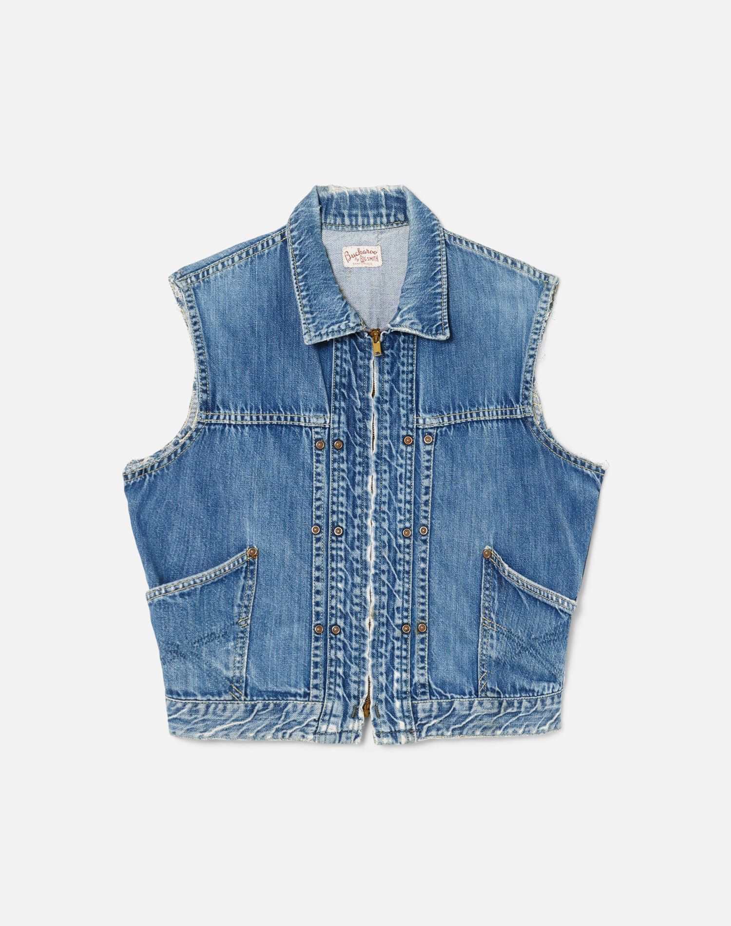50s Buckaroo By Big Smith Riveted Vest sold by Re/Done