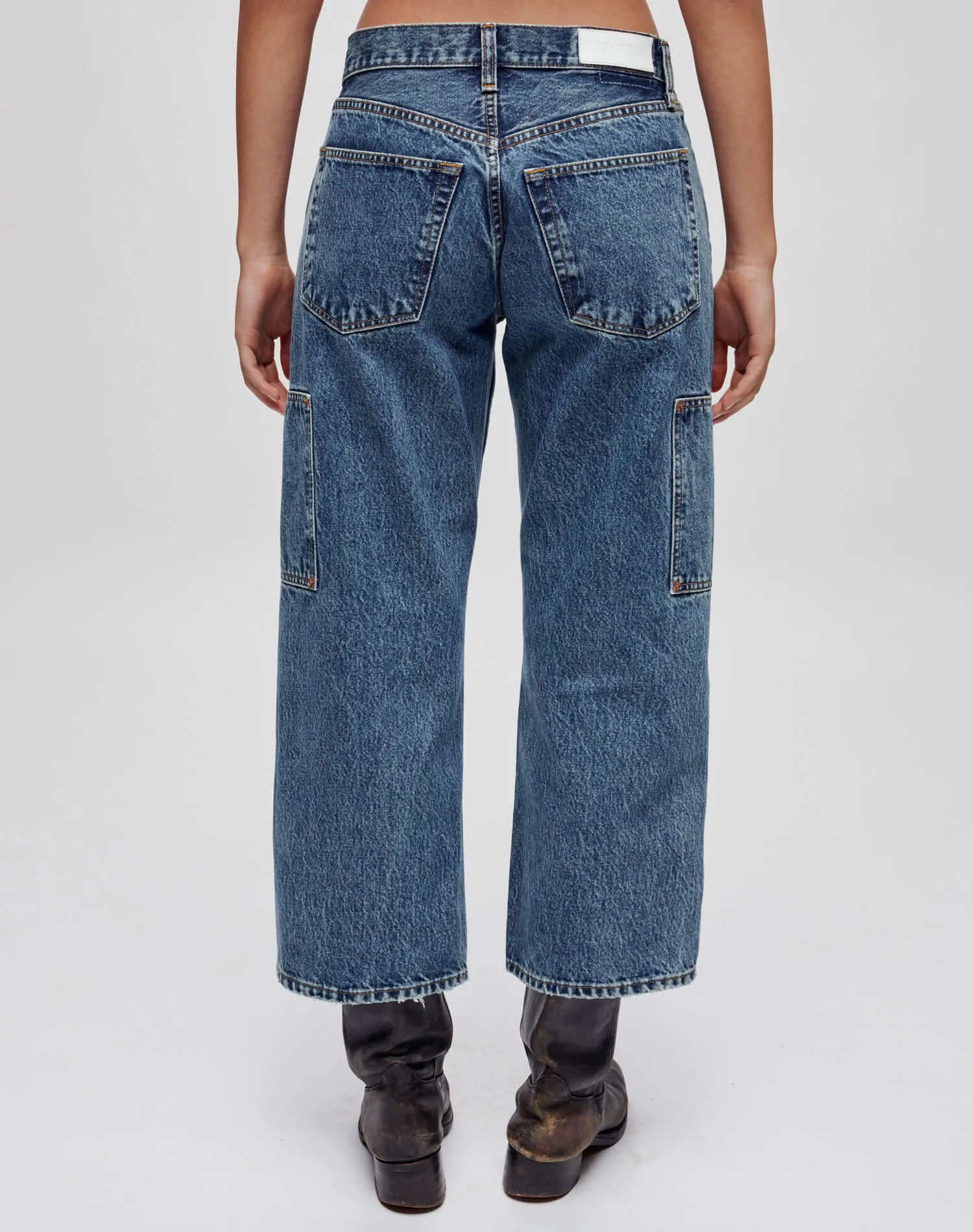 The Shortie - Blue Mere sold by Re/Done product image thumbnail 4