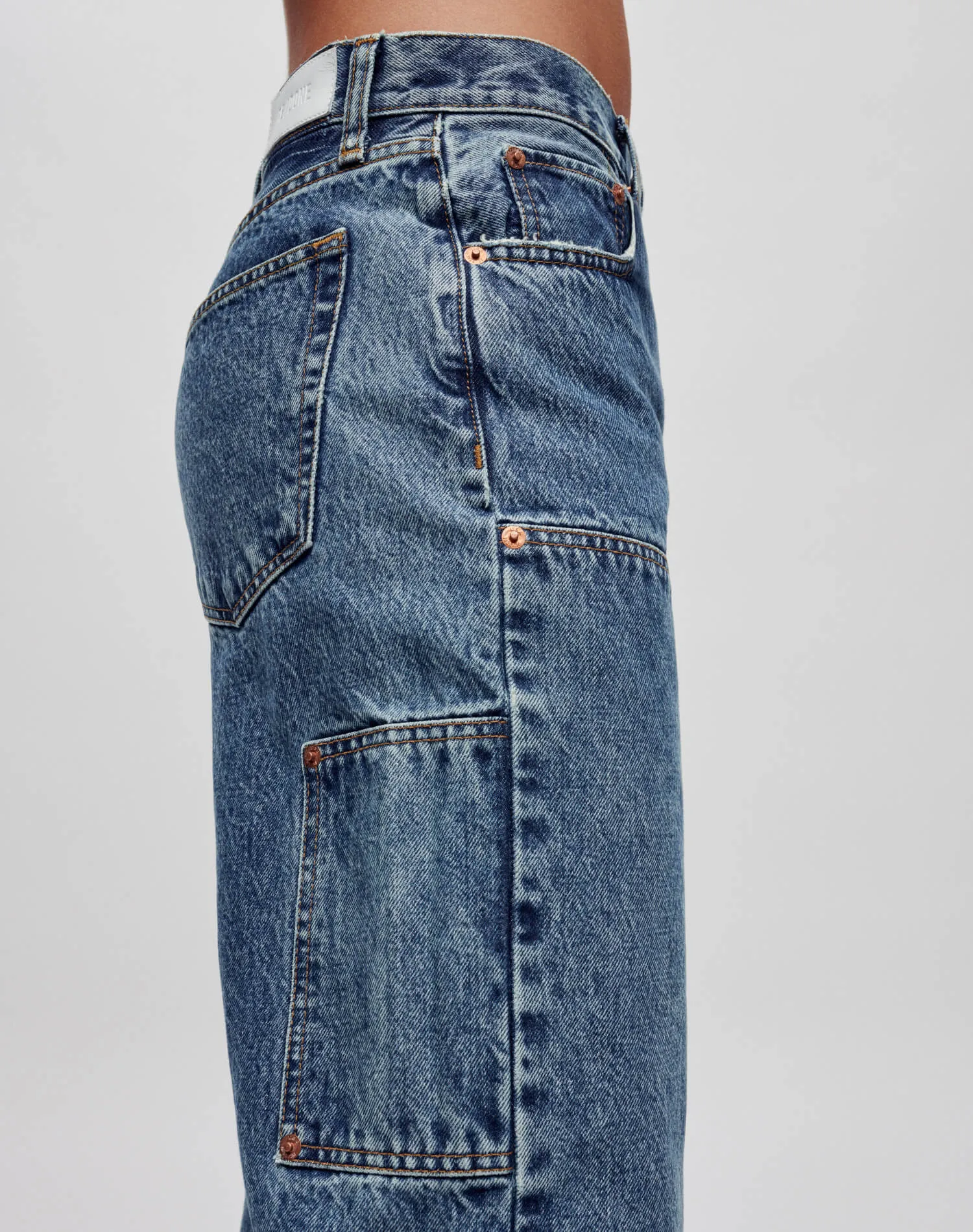 The Shortie - Blue Mere sold by Re/Done product image thumbnail 5