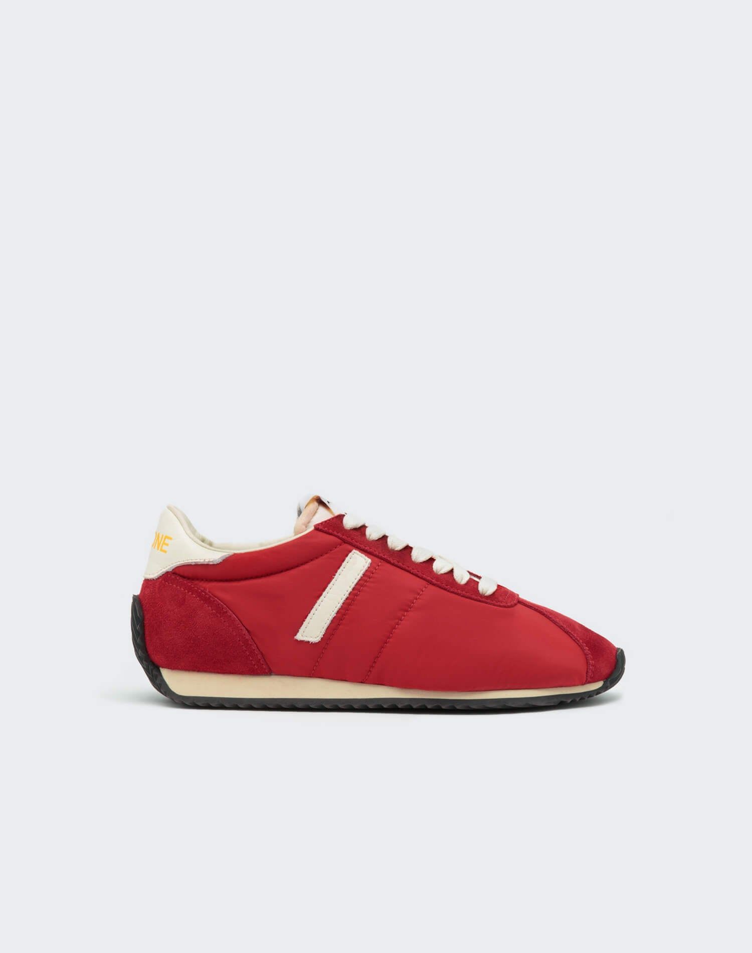 70s Runner Shoe - Red and White sold by Re/Done