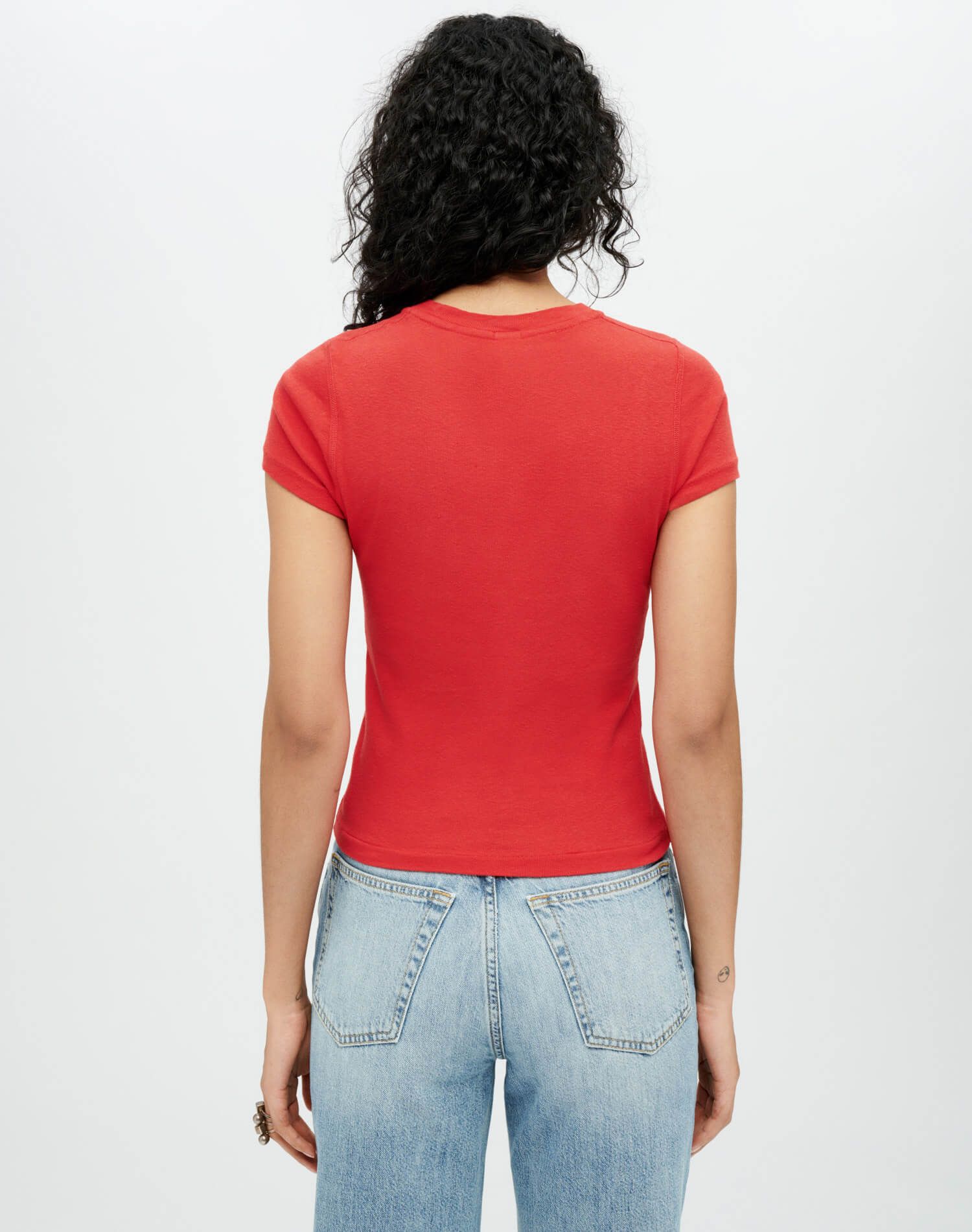 90s Baby "Creme De La Creme" Tee - Cherry sold by Re/Done product image thumbnail 4