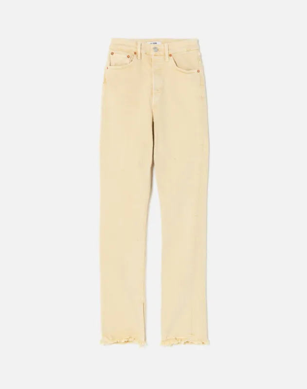 Comfort Stretch High Rise Skinny Boot - Natural Sonora made by Re/Done