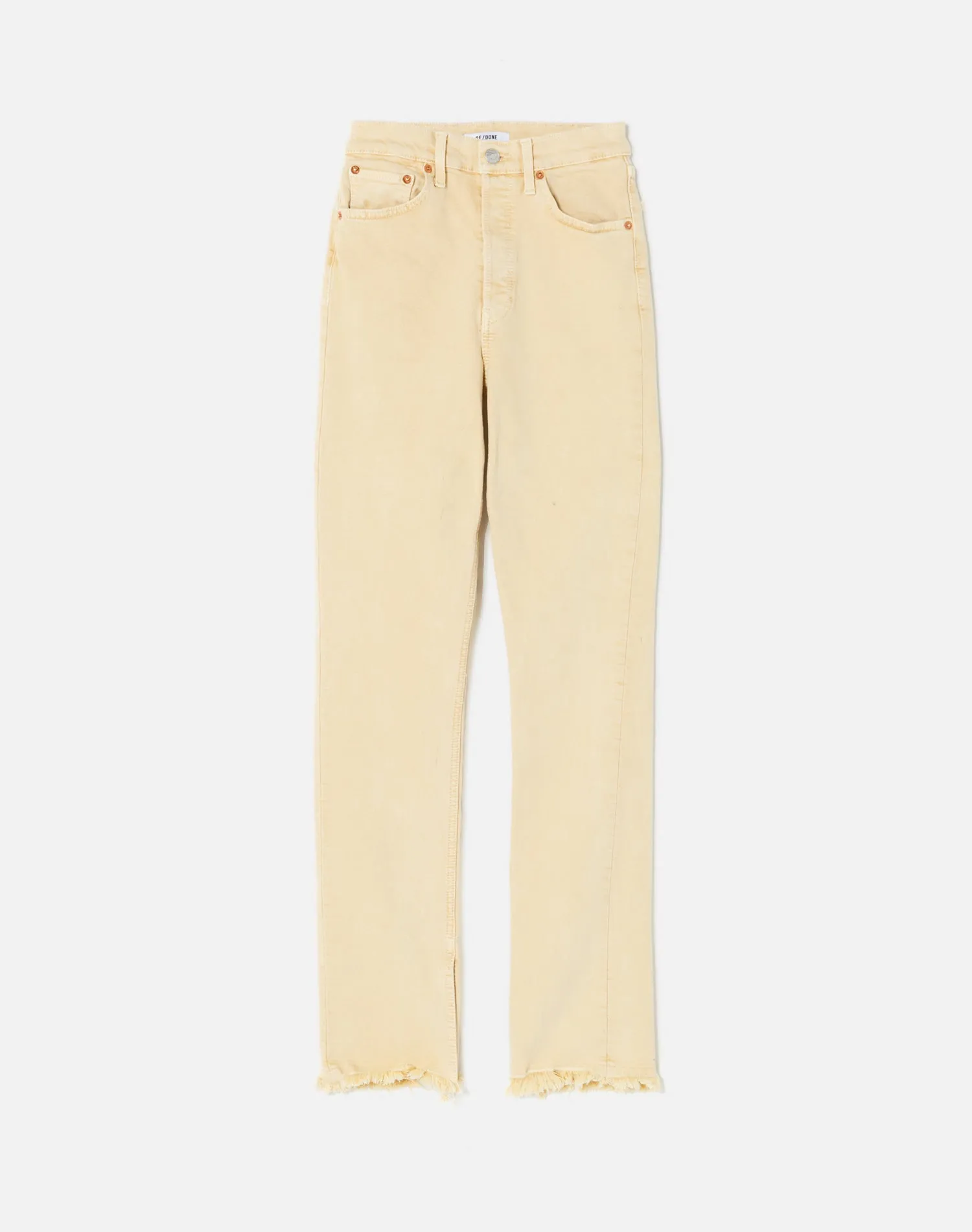 Comfort Stretch High Rise Skinny Boot - Natural Sonora sold by Re/Done