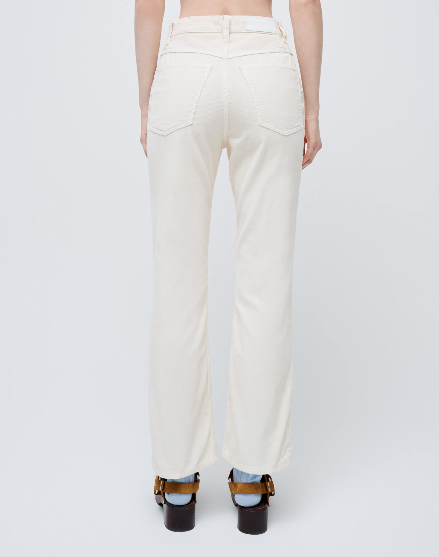 70s Corduroy Pocket Loose Flare - Vintage Ivory sold by Re/Done product image thumbnail 4