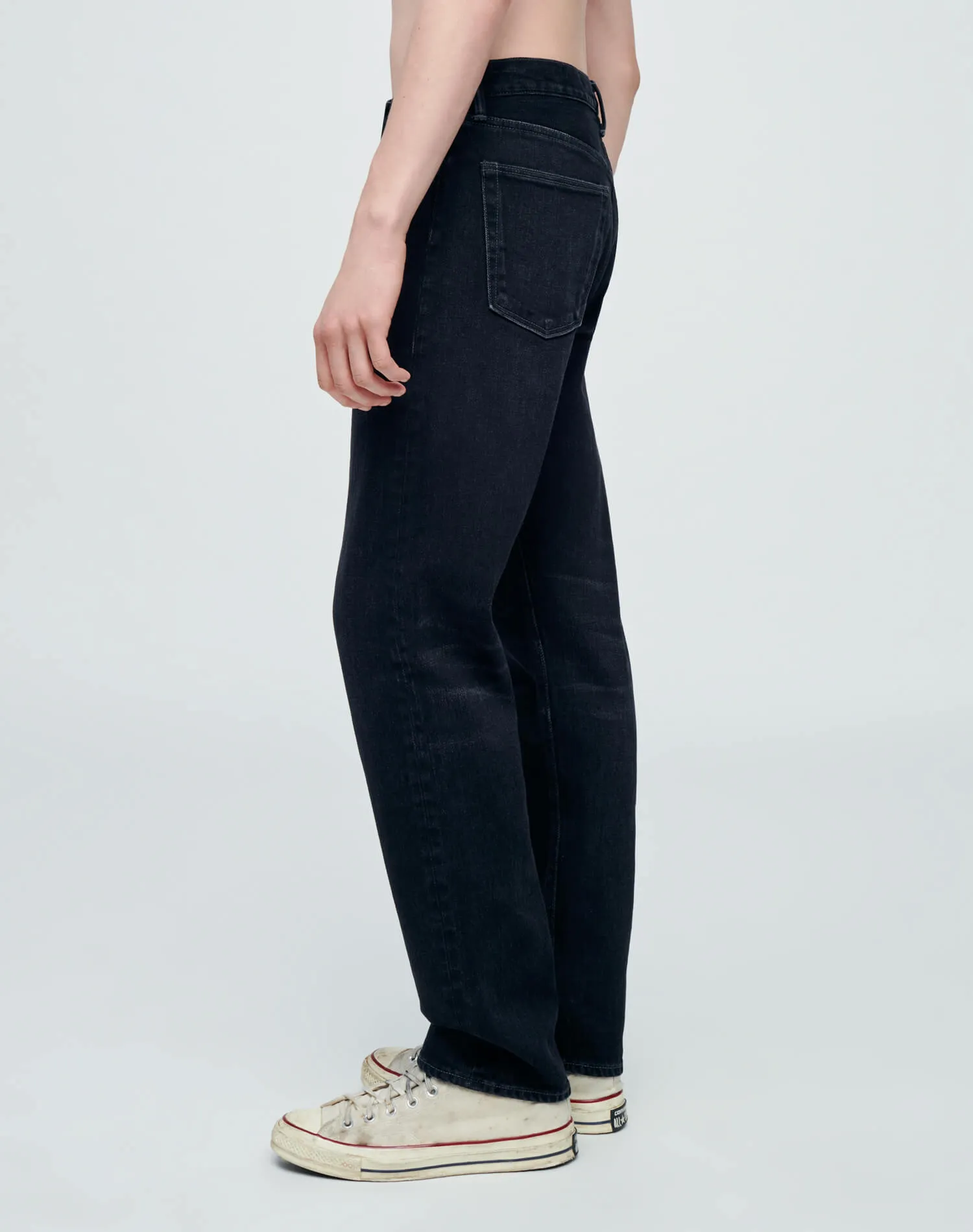 Stretch 60s Slim - Pitch Black sold by Re/Done product image thumbnail 3