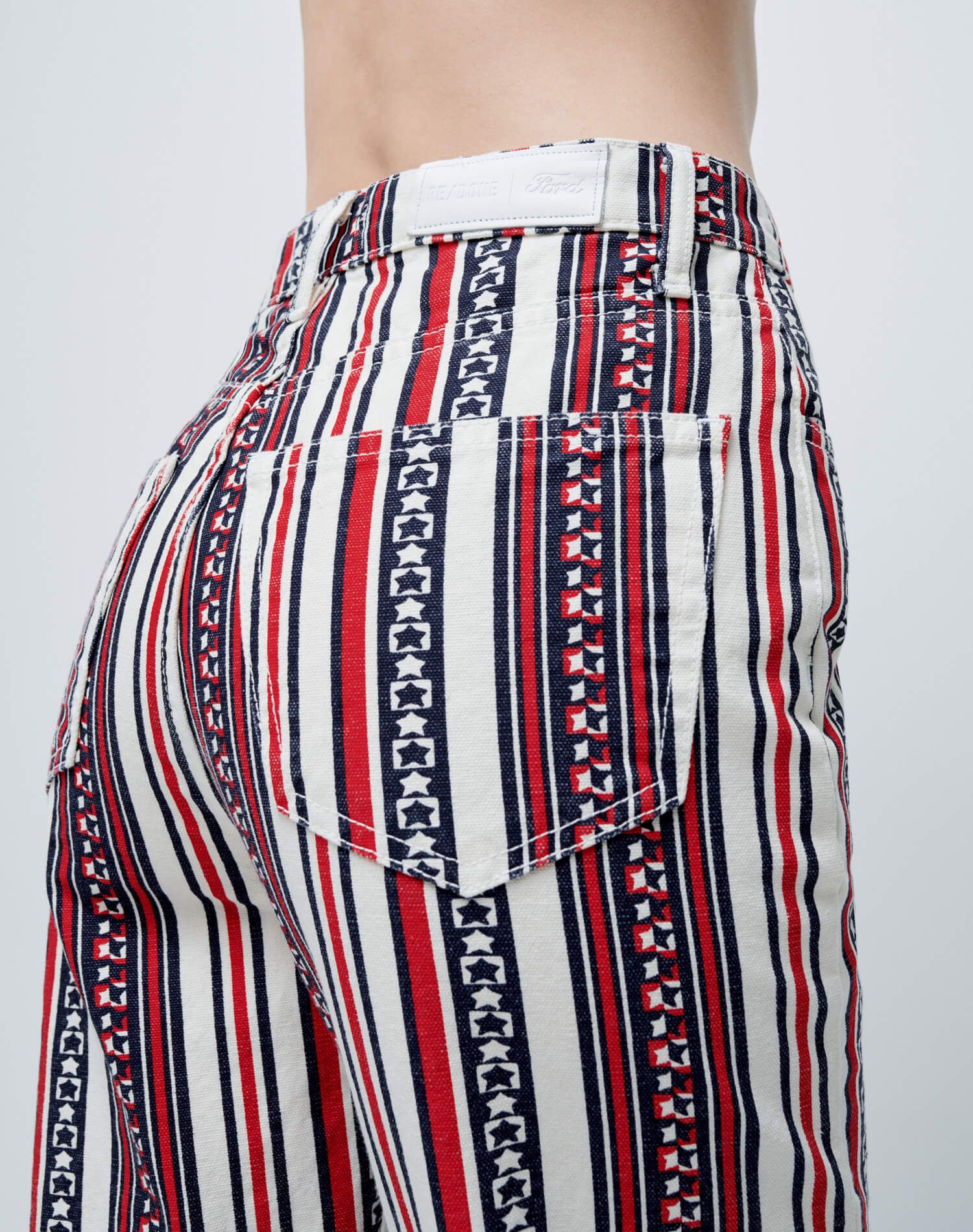 70s Bootcut - Star Stripe sold by Re/Done product image thumbnail 5