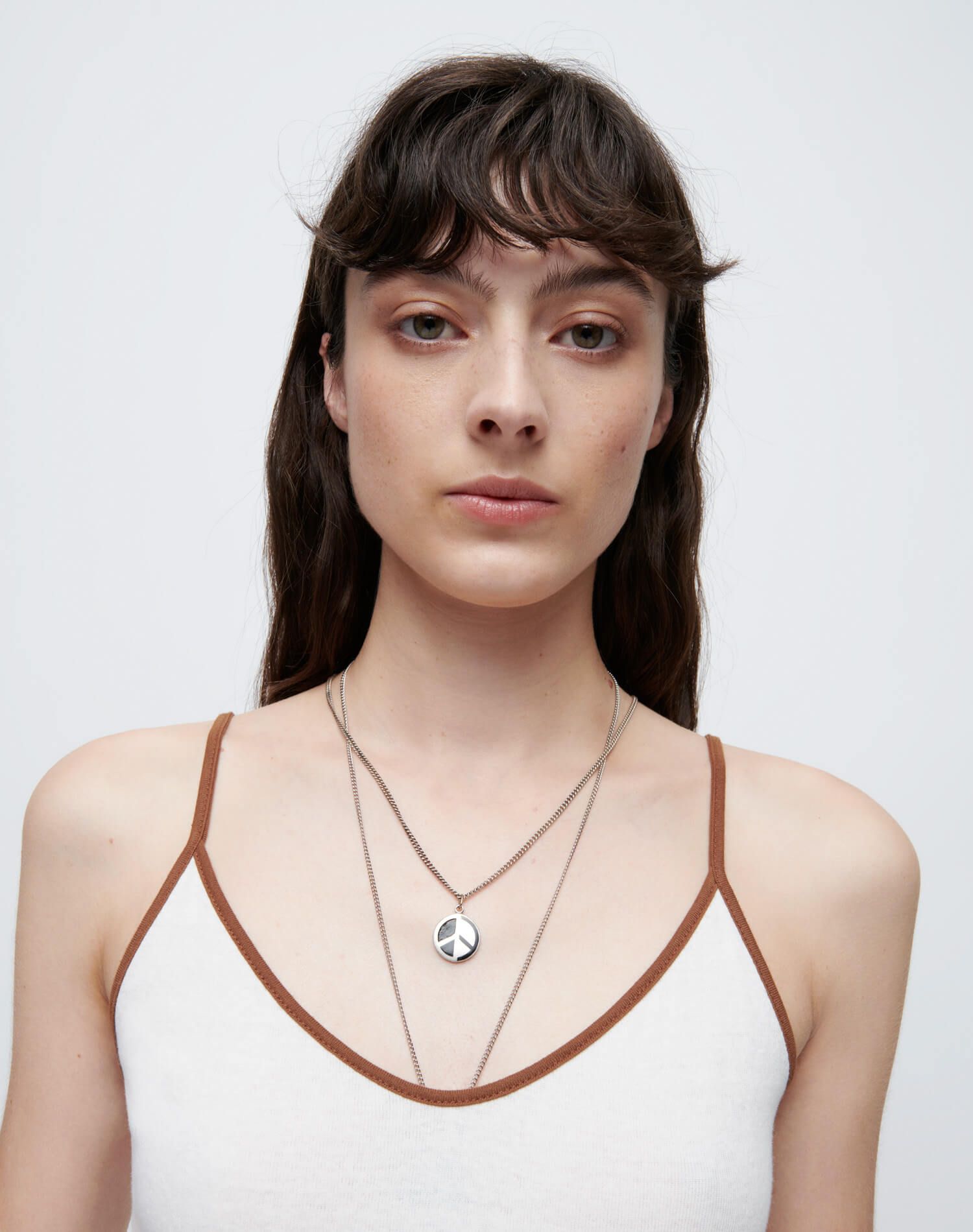 90s Spaghetti Strap Tank - Vintage Ivory With Sienna sold by Re/Done product image thumbnail 3