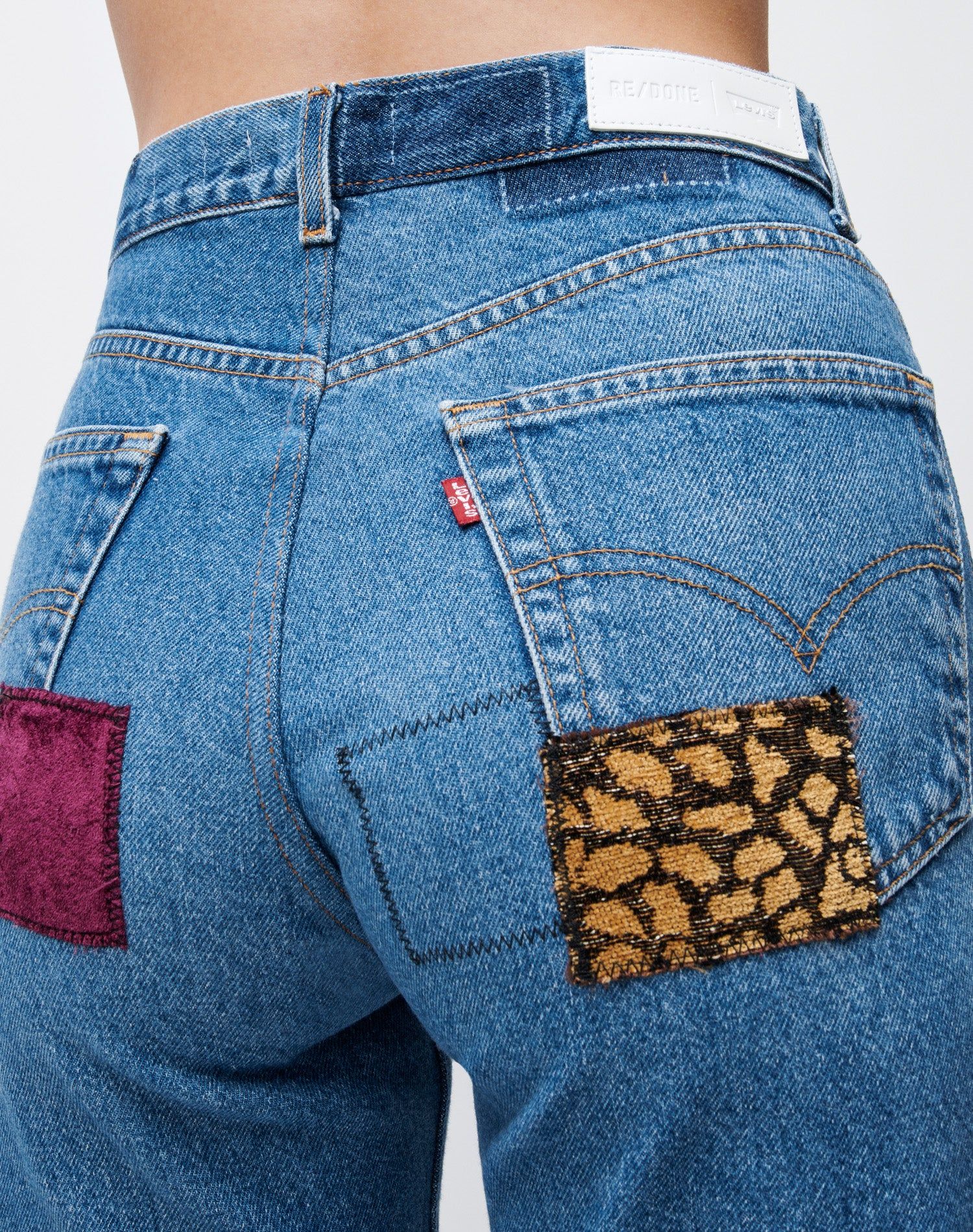 Levi's 70s Loose Flare - Indigo Patch sold by Re/Done product image thumbnail 5