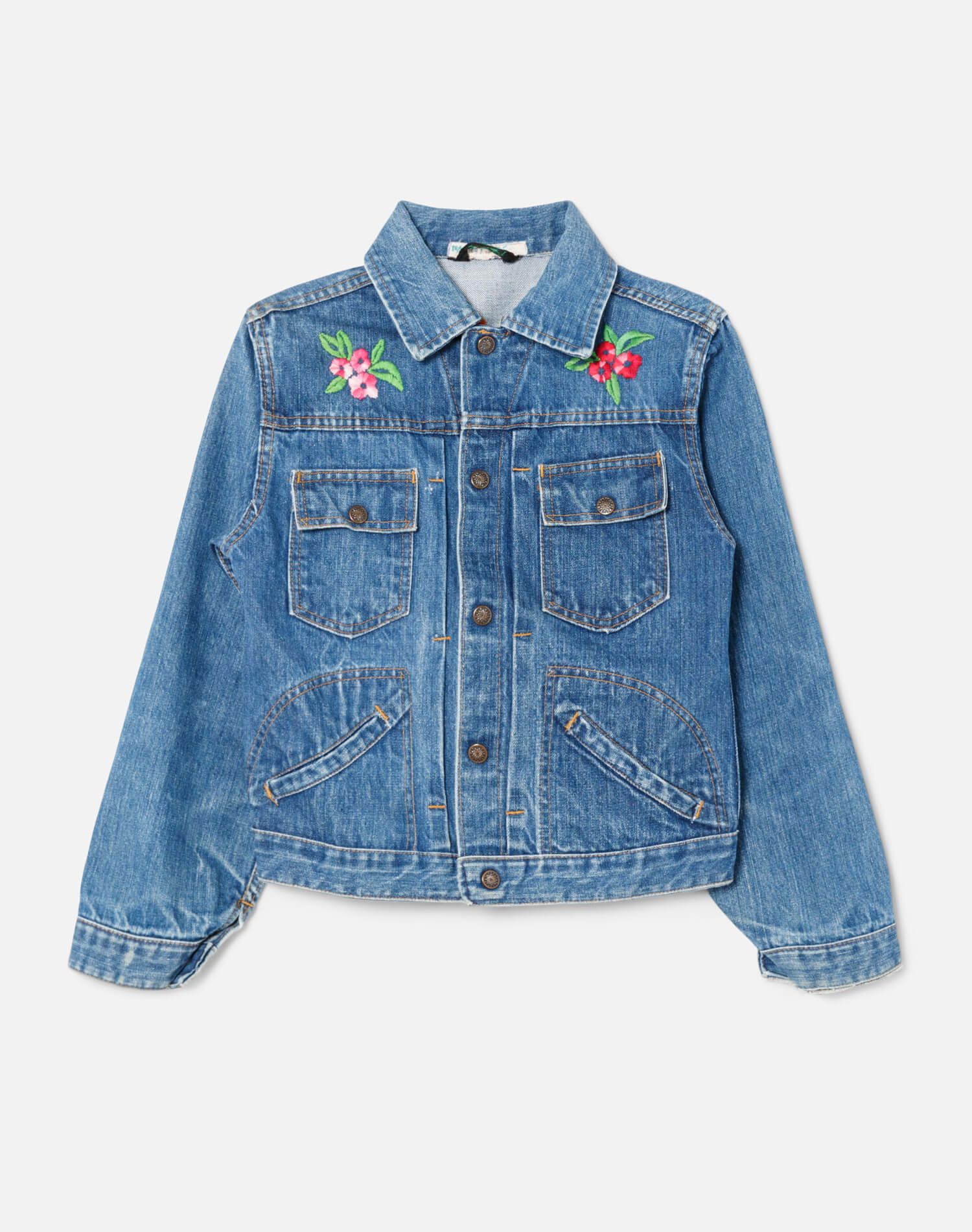 70s Snap Front Denim Jacket sold by Re/Done