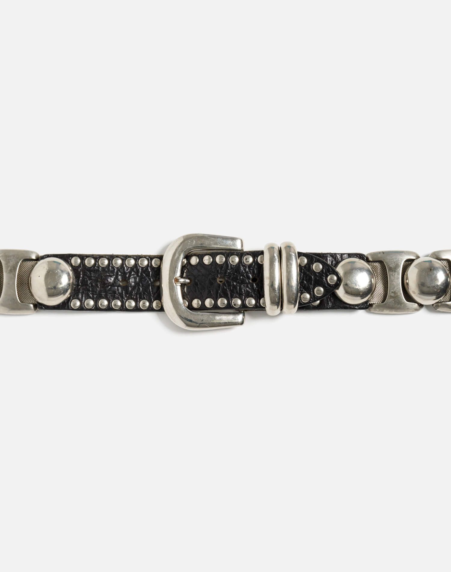 80s Metal & Leather Studded Belt - #17 sold by Re/Done product image thumbnail 4
