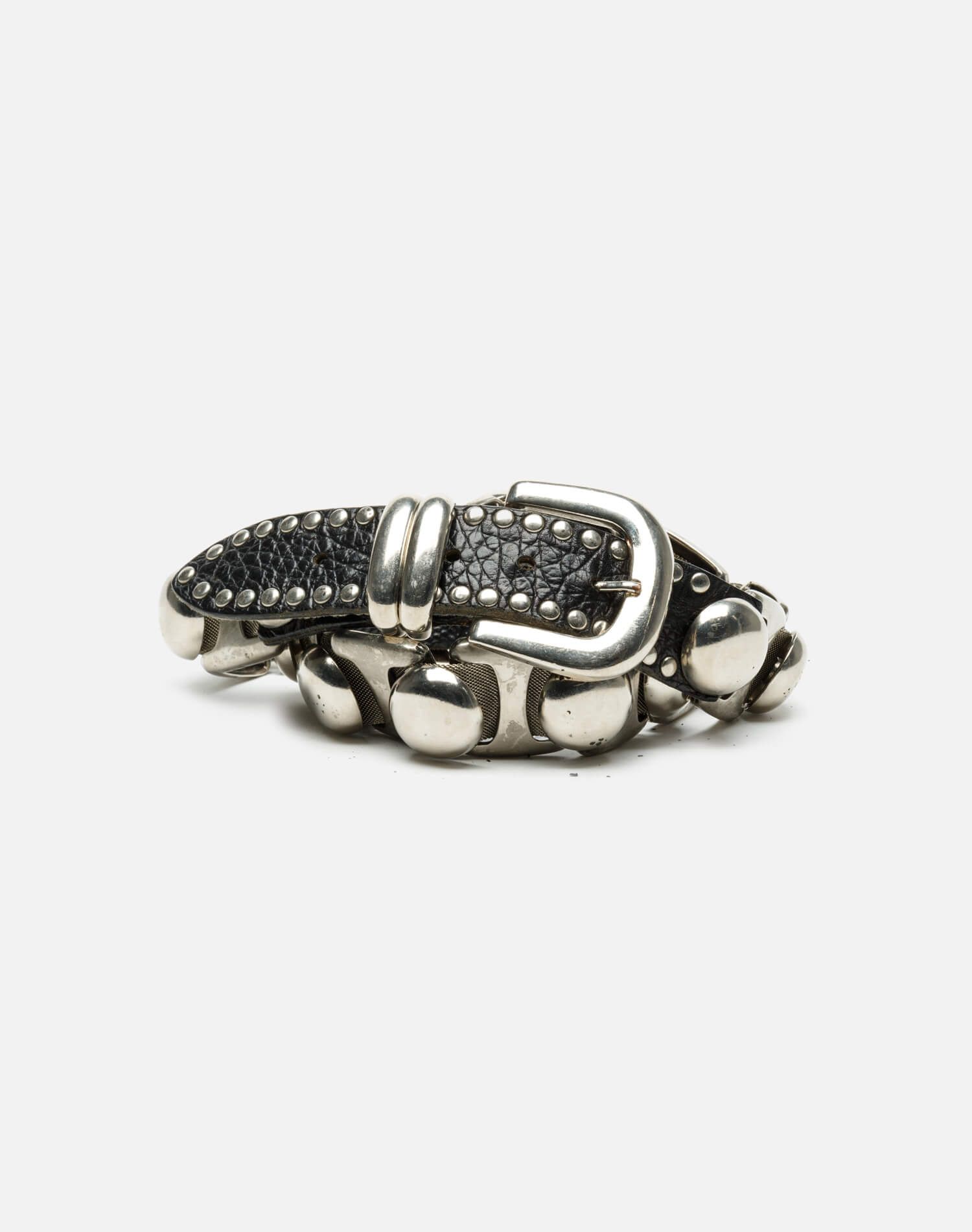 80s Metal & Leather Studded Belt - #17 sold by Re/Done product image thumbnail 5