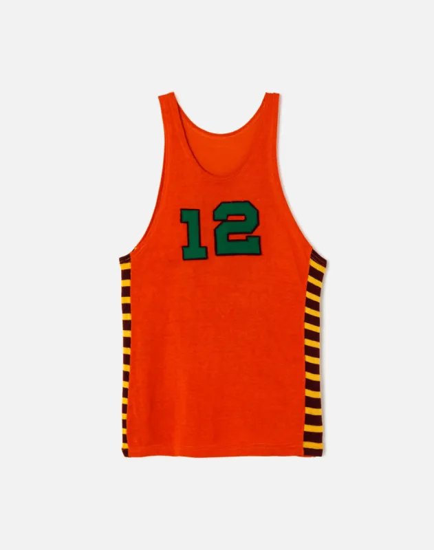 60s Basketball Tank Jersey sold by Re/Done