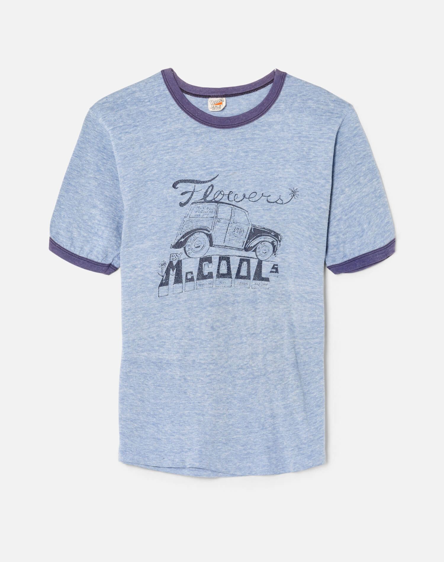 70s Hanes Flowers Ringer Tee - #23 sold by Re/Done