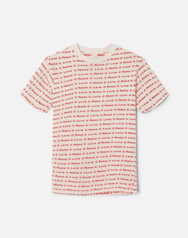 70s Peace and Love Tee -#38 sold by Re/Done