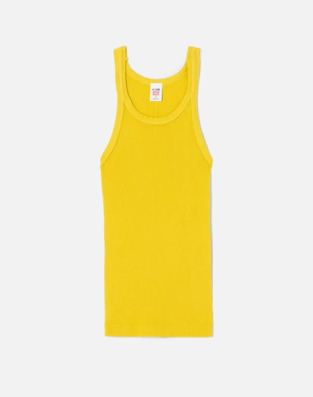 Hanes Ribbed Tank - Bumblebee made by Hanes