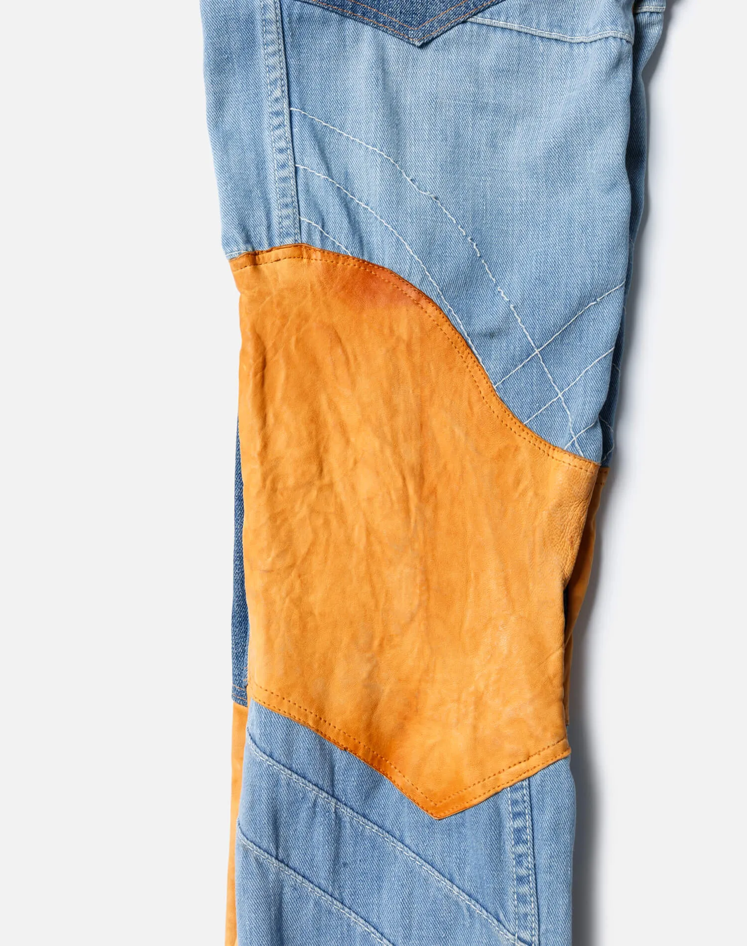 60s Big E Leather Patchwork Levi's 501 - #51 sold by Re/Done product image thumbnail 3