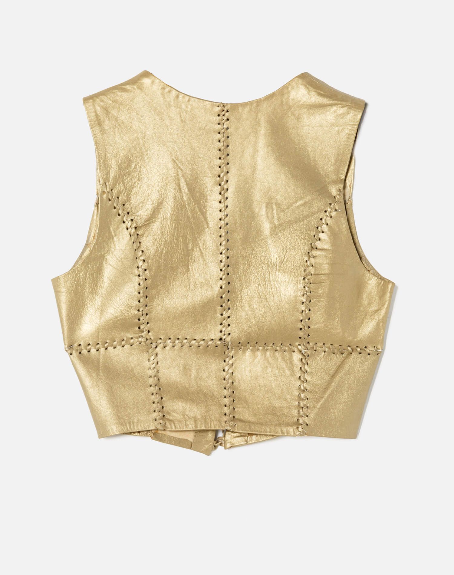 70s Lace Up Top sold by Re/Done product image thumbnail 2