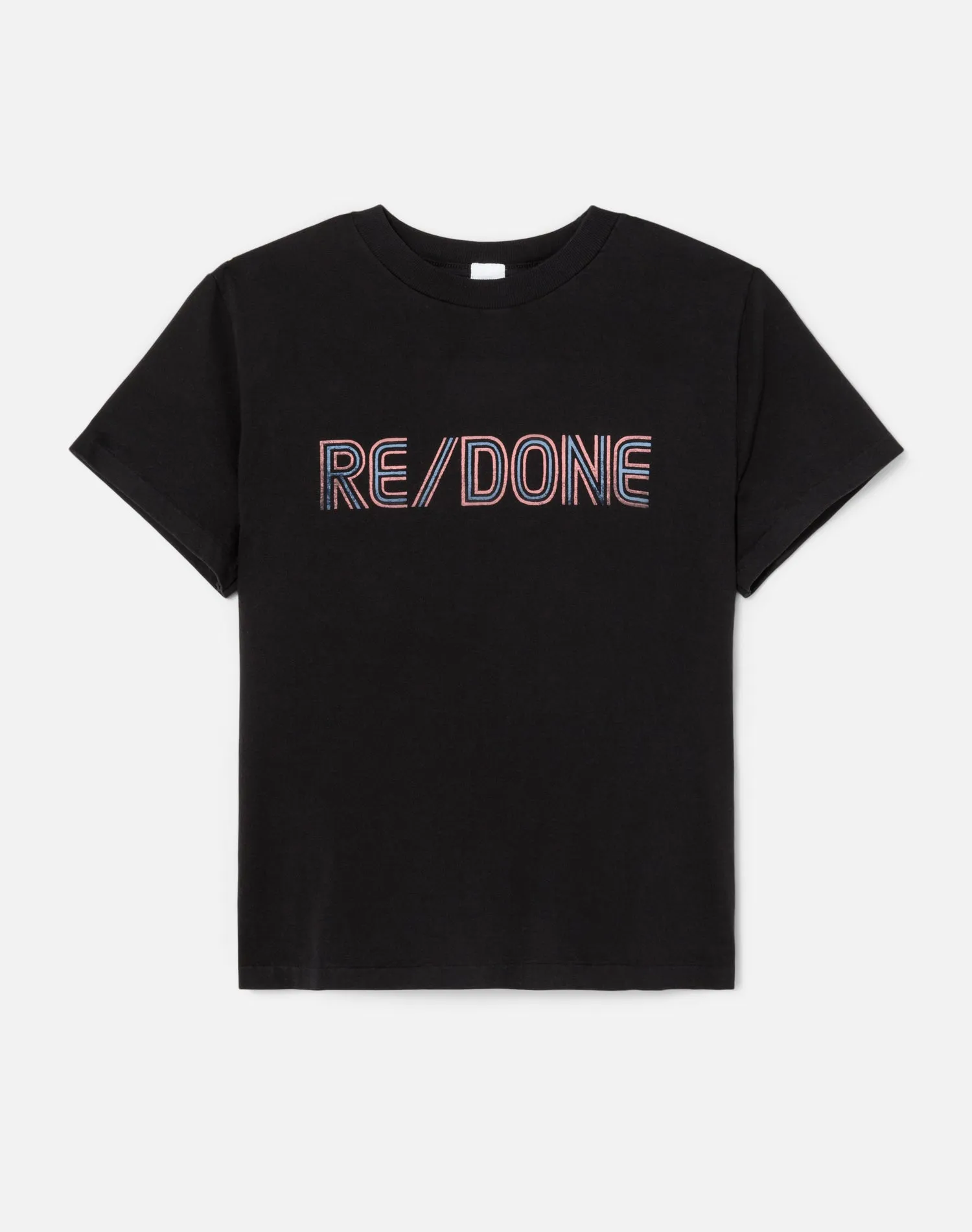 Classic RE/DONE Stripe Tee - Black sold by Re/Done