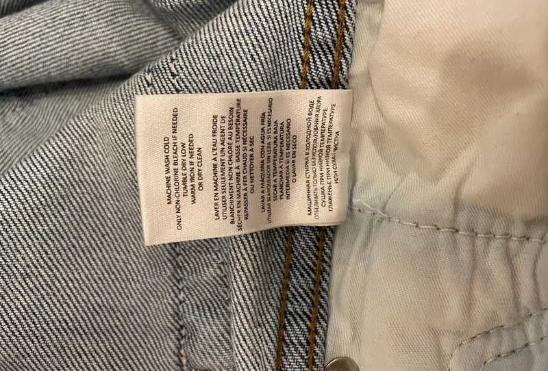 80s Slim Straight in Brisk Blue with Rips sold by Re/Done product image thumbnail 4