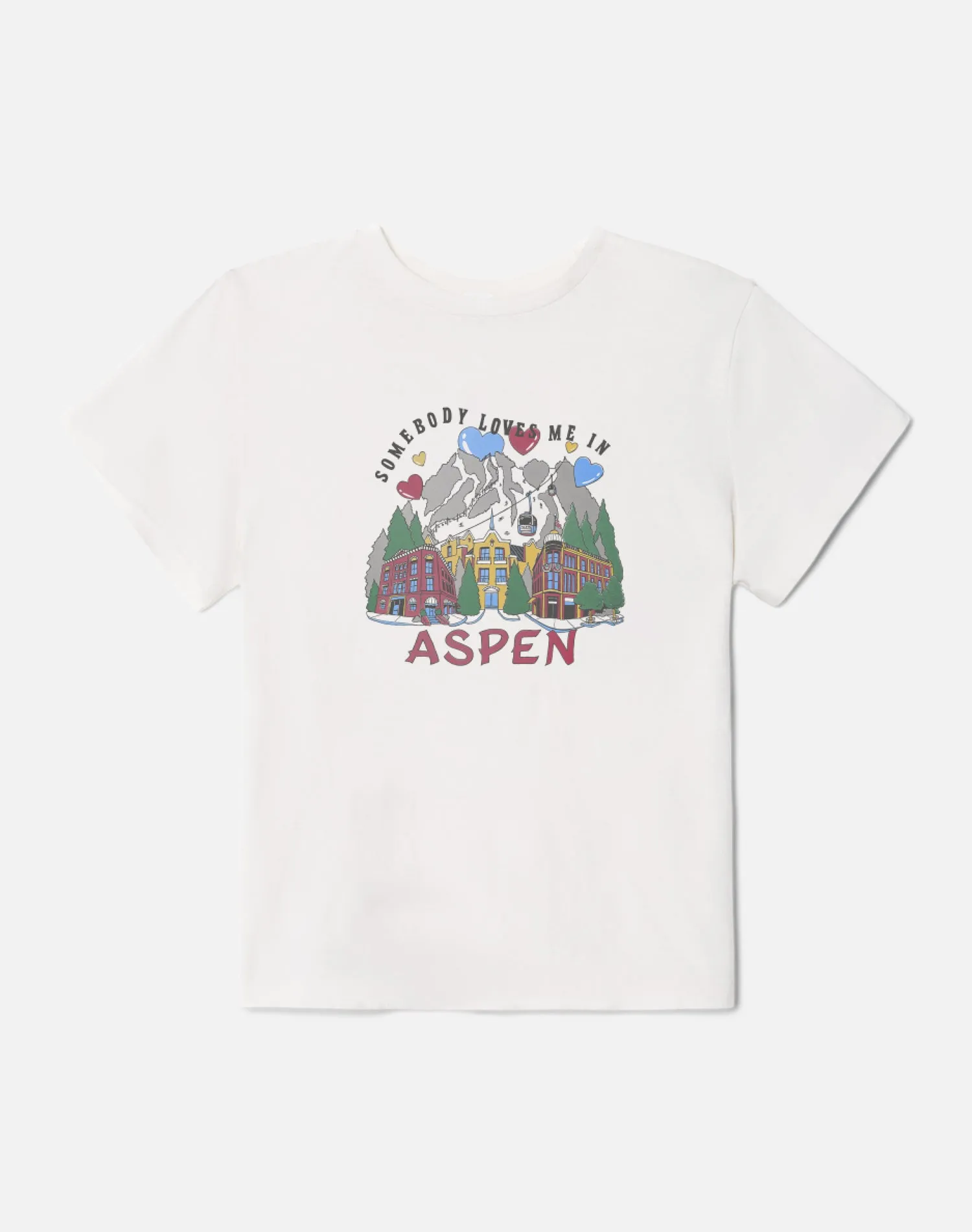 Classic "Aspen" Tee - Vintage White sold by Re/Done product image thumbnail 4