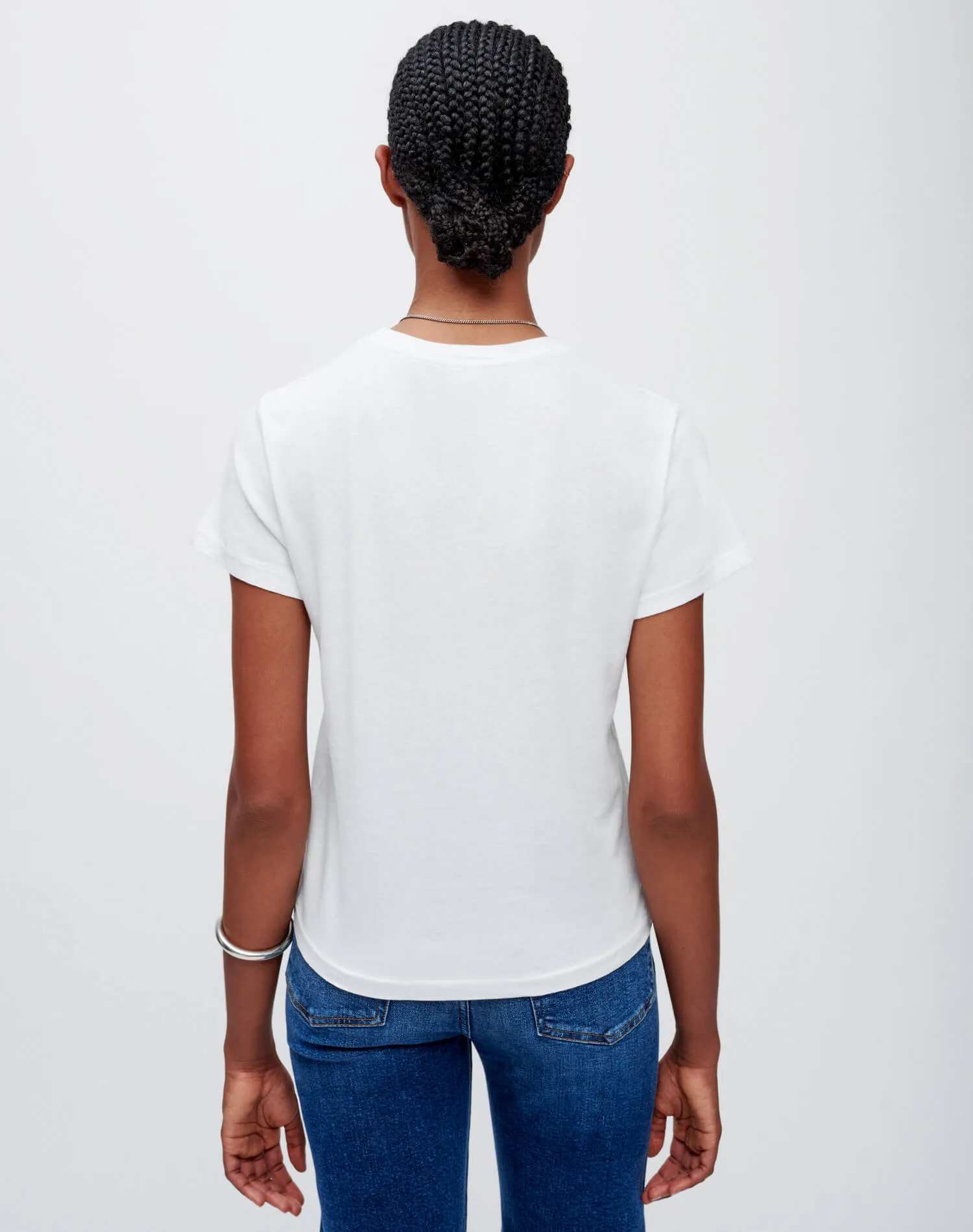 Classic "Aspen" Tee - Vintage White sold by Re/Done product image thumbnail 3