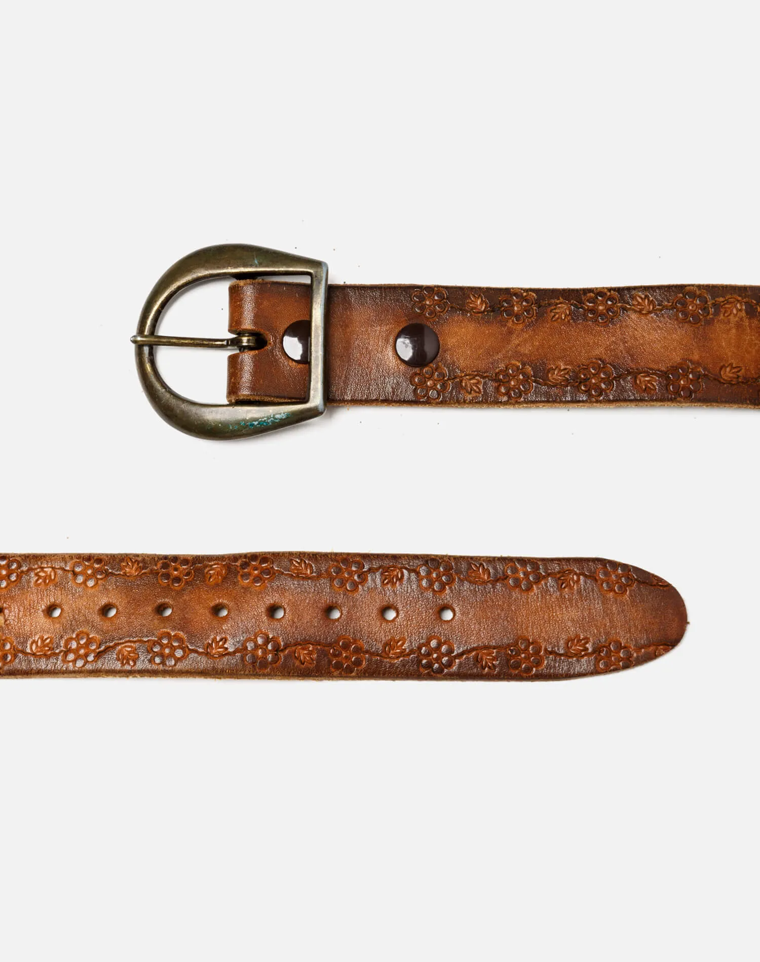 70s Embossed Leather Belt - #40 sold by Re/Done product image thumbnail 2