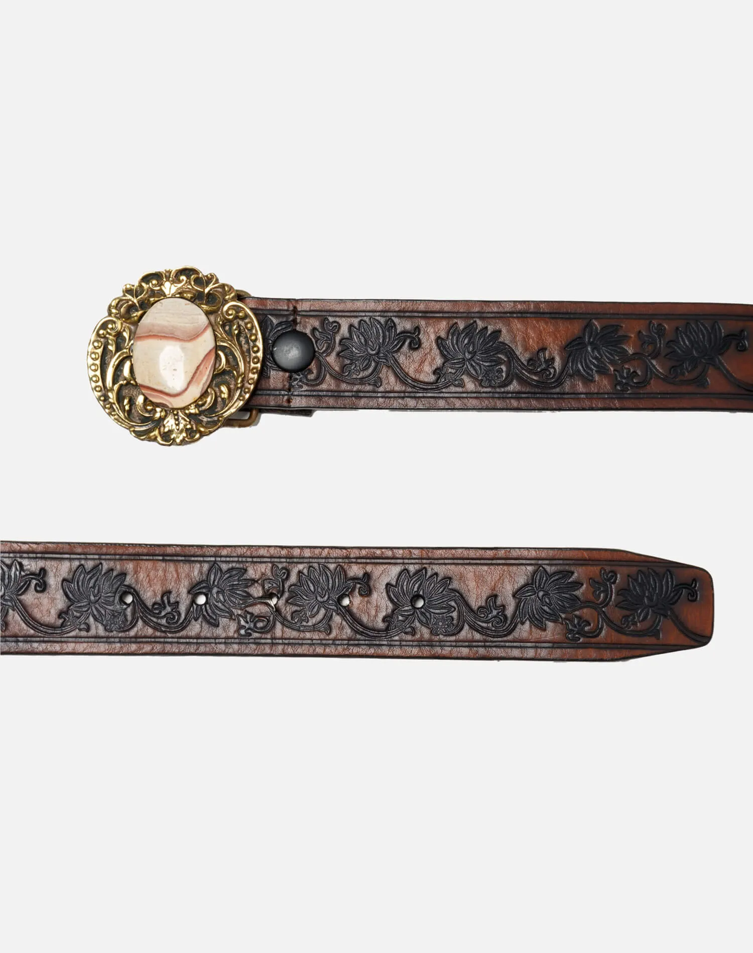 70s Brass & Jasper Belt - #45 sold by Re/Done product image thumbnail 2