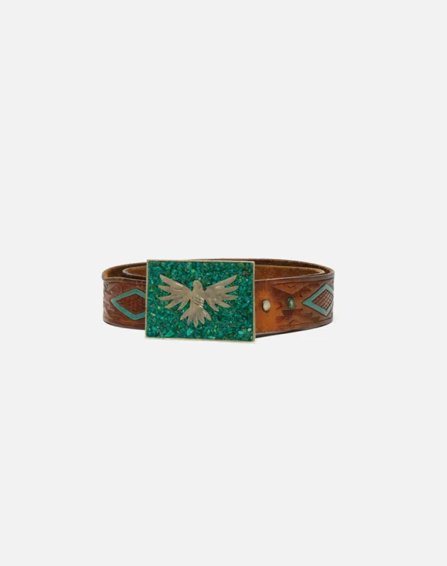 70s Chip Turquoise Belt - #48 sold by Re/Done