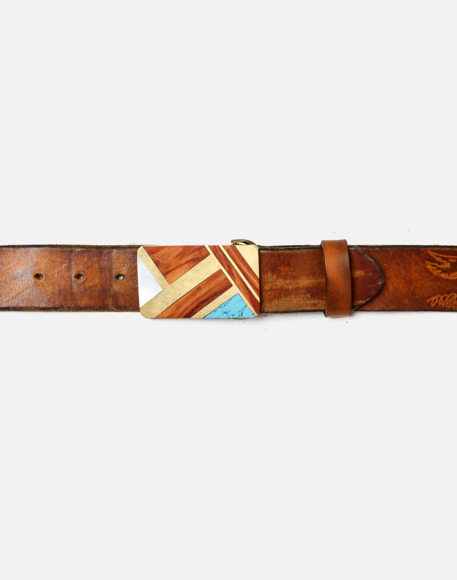 70s Embossed Inlaid Belt - #52 sold by Re/Done product image thumbnail 4