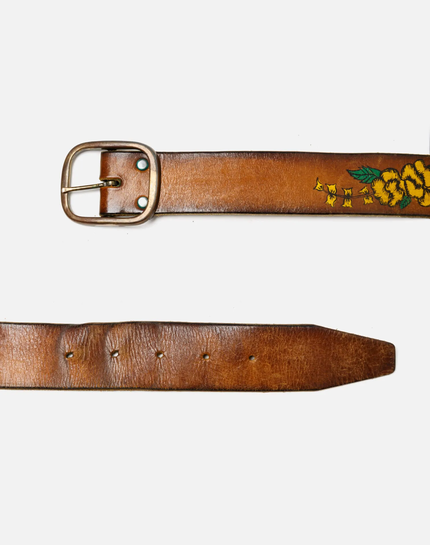 70s Painted Leather Belt - #53 sold by Re/Done product image thumbnail 2