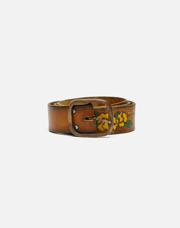70s Painted Leather Belt - #53 sold by Re/Done