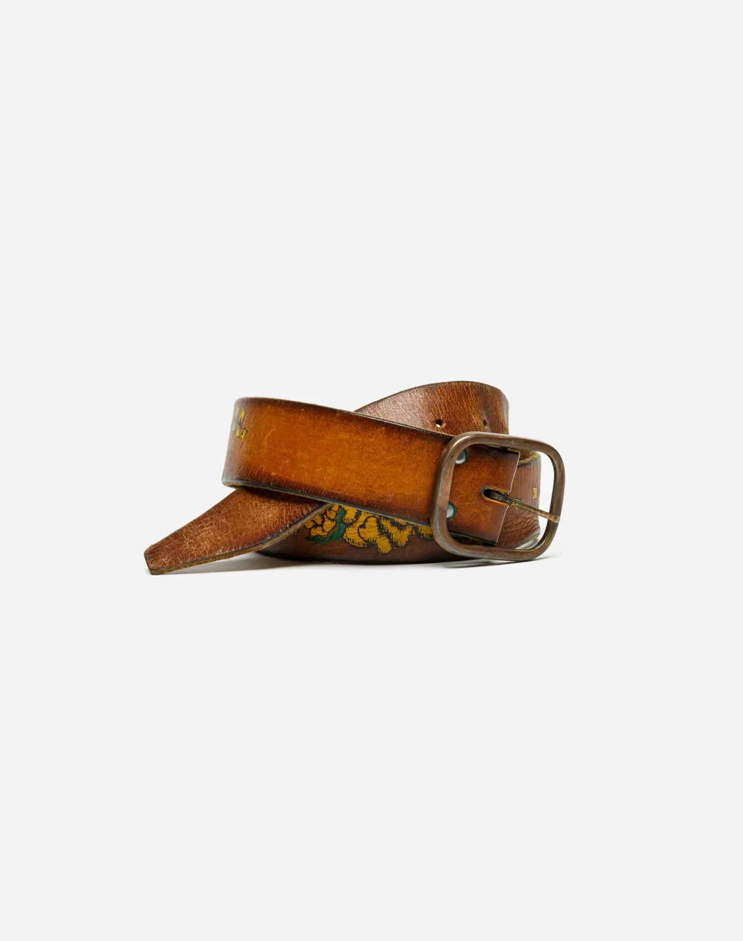 70s Painted Leather Belt - #53 sold by Re/Done product image thumbnail 5