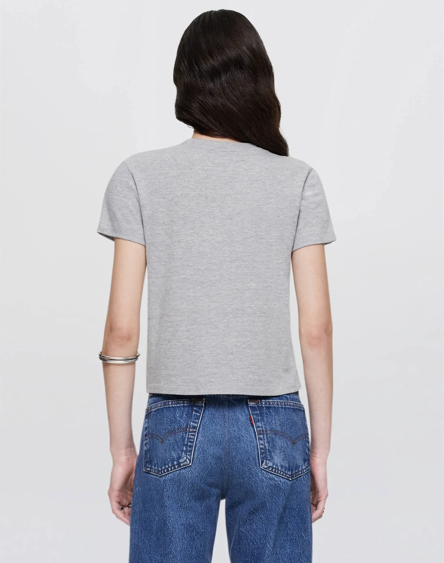 Classic "Come Up" Tee - Heather Grey sold by Re/Done product image thumbnail 3