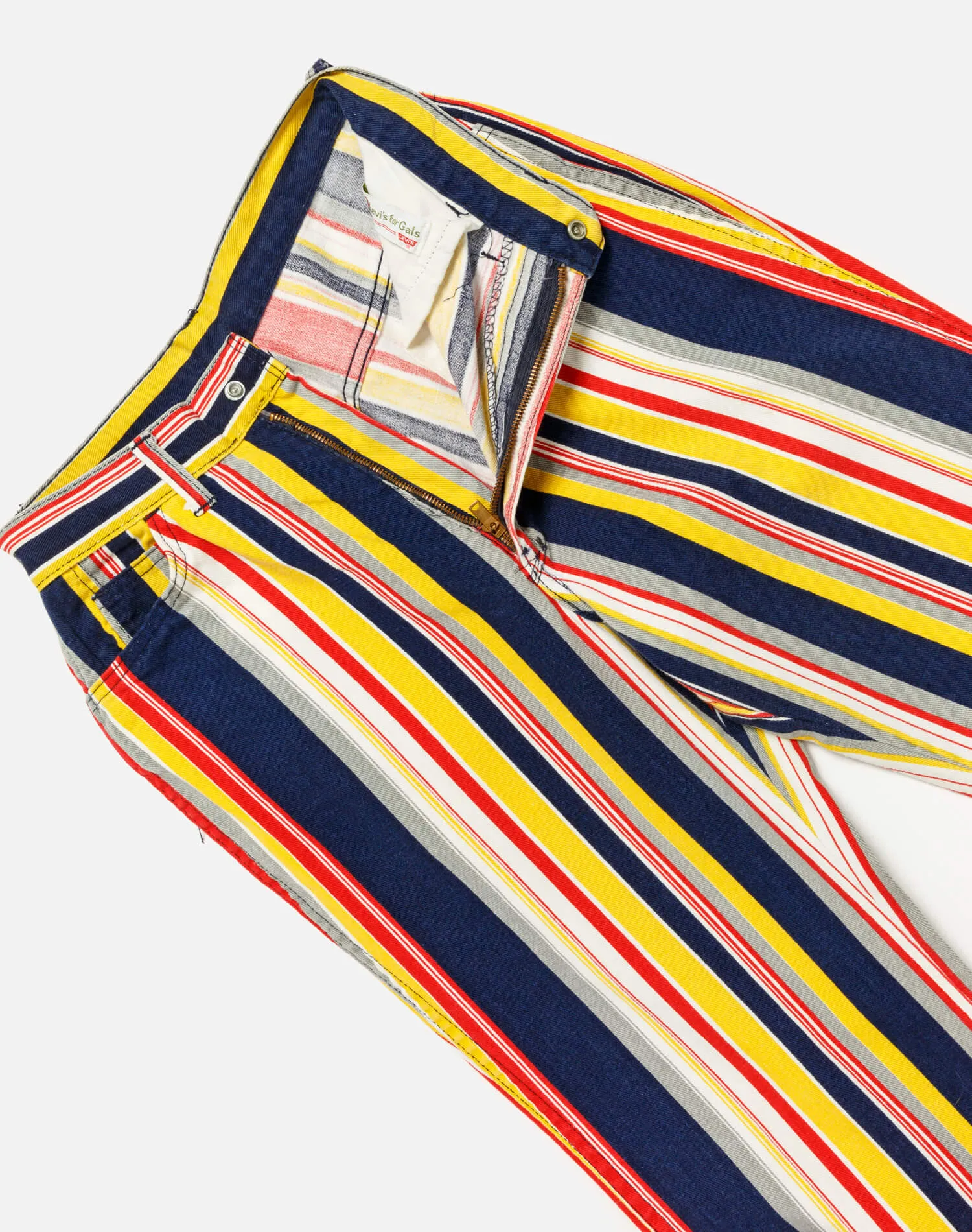 60s/70s High Rise Flare Striped Levi's For Gals sold by Re/Done product image thumbnail 3