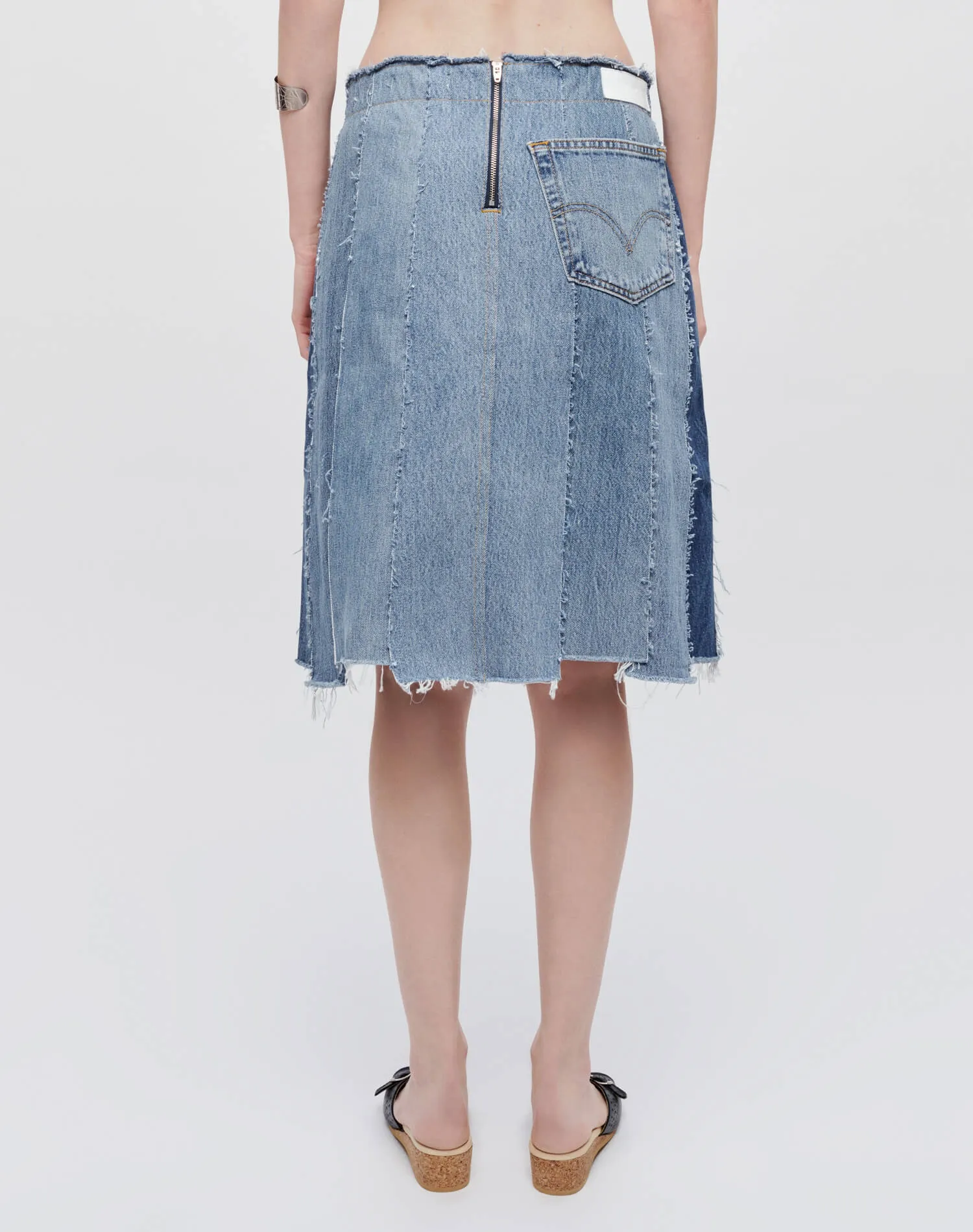 Levi's Stripped Skirt - Indigo sold by Re/Done product image thumbnail 4