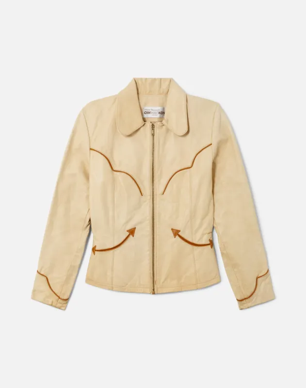 70s Oshwahkon Leather Jacket sold by Re/Done