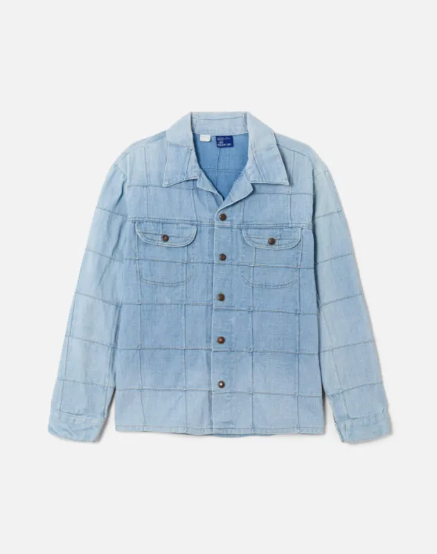 70s Denim Shirt Jacket sold by Re/Done