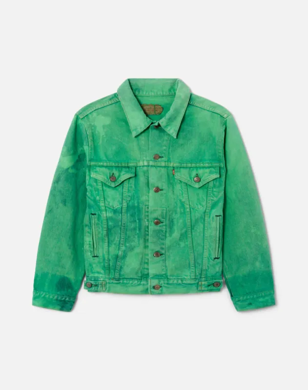 80s Green Levi's Trucker Jacket sold by Re/Done