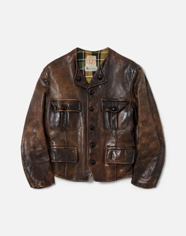 50s Flannel Lined Engineer Jacket sold by Re/Done