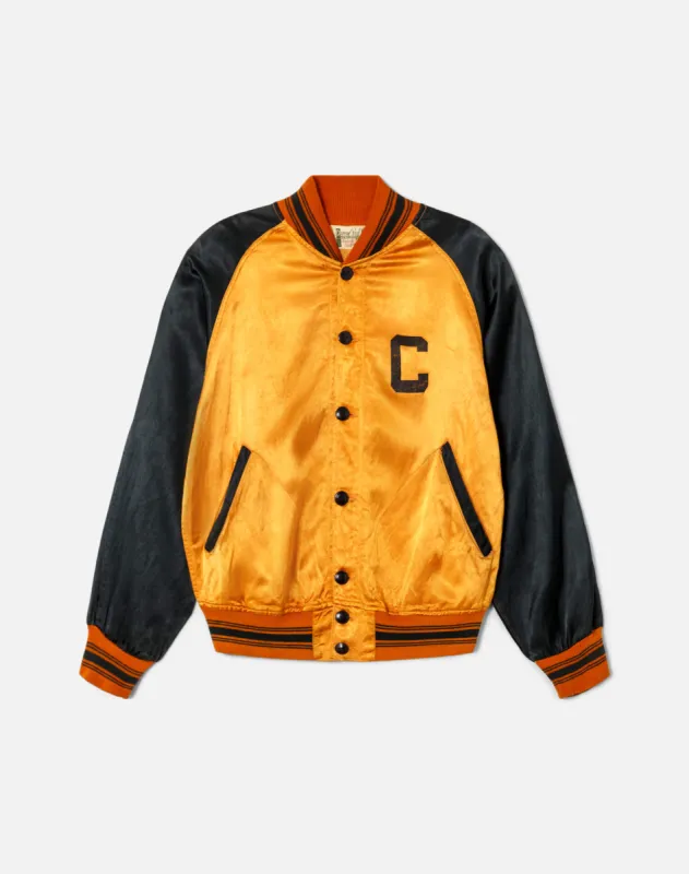 60s Satin Bomber Jacket made by Re/Done