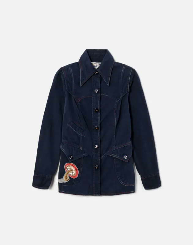 70s Mushroom Roncelli Shirt Jacket made by Re/Done