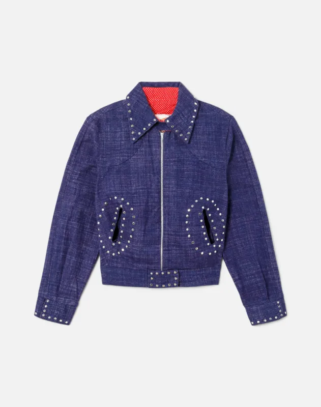 60s Studded Chambray Jacket made by Re/Done