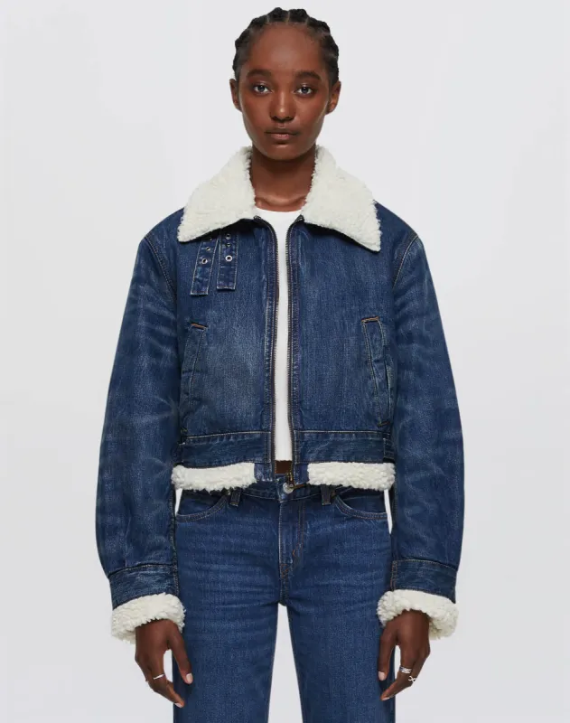 Aviator Jacket - Barnyard sold by Re/Done