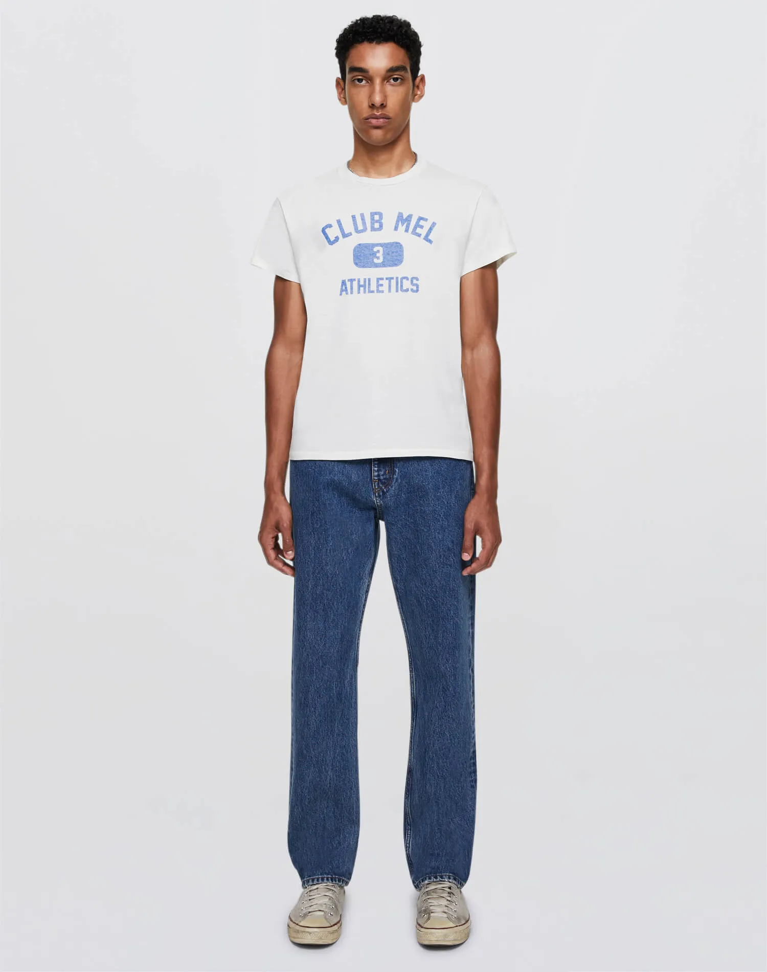 Tubular "Club Mel" Tee - Old White sold by Re/Done product image thumbnail 3