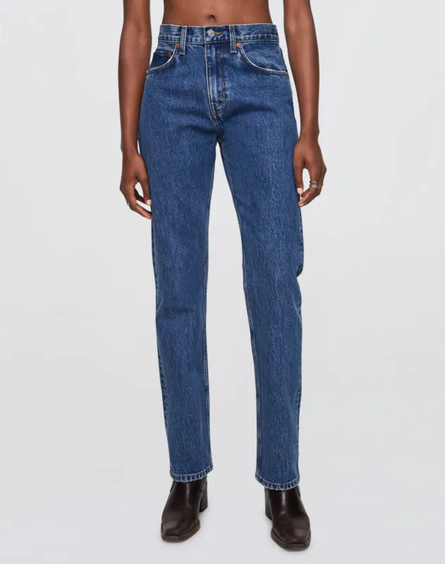 The Mel Jean - Stone Blue sold by Re/Done