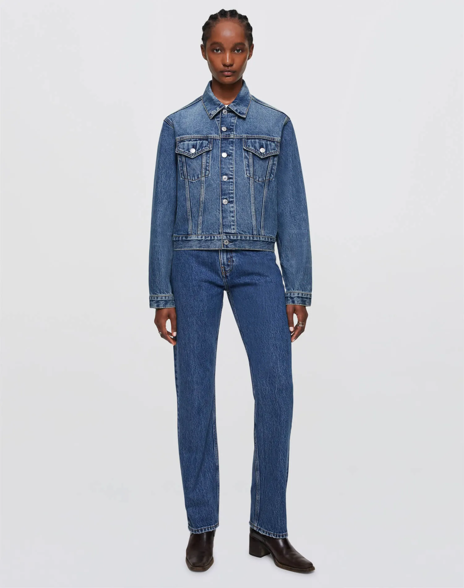 The Mel Jean - Stone Blue sold by Re/Done product image thumbnail 3