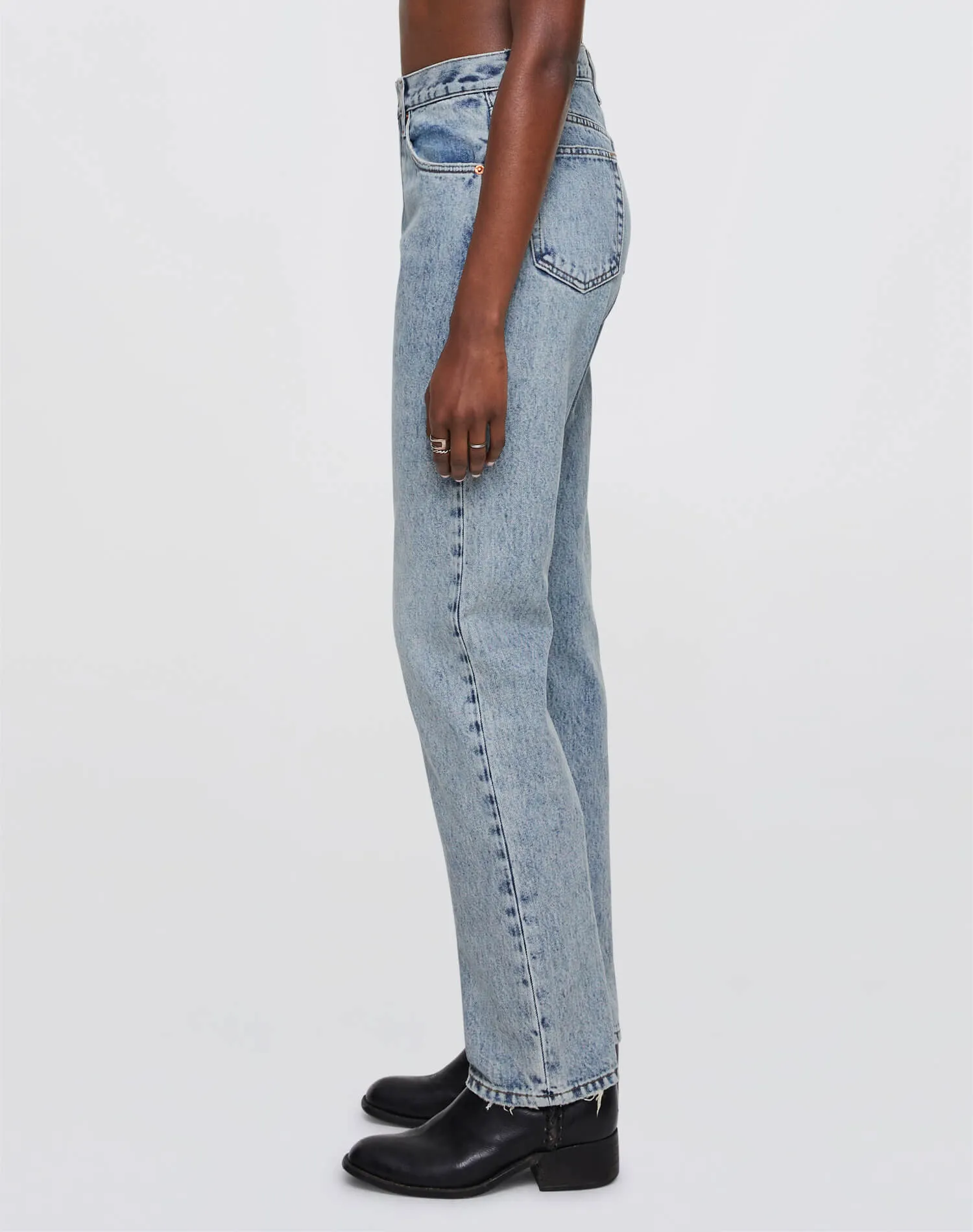 The Mel Jean - River Indigo sold by Re/Done product image thumbnail 5